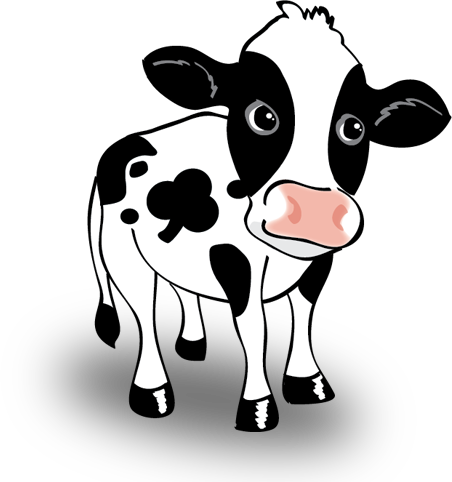Curious Clover Cow